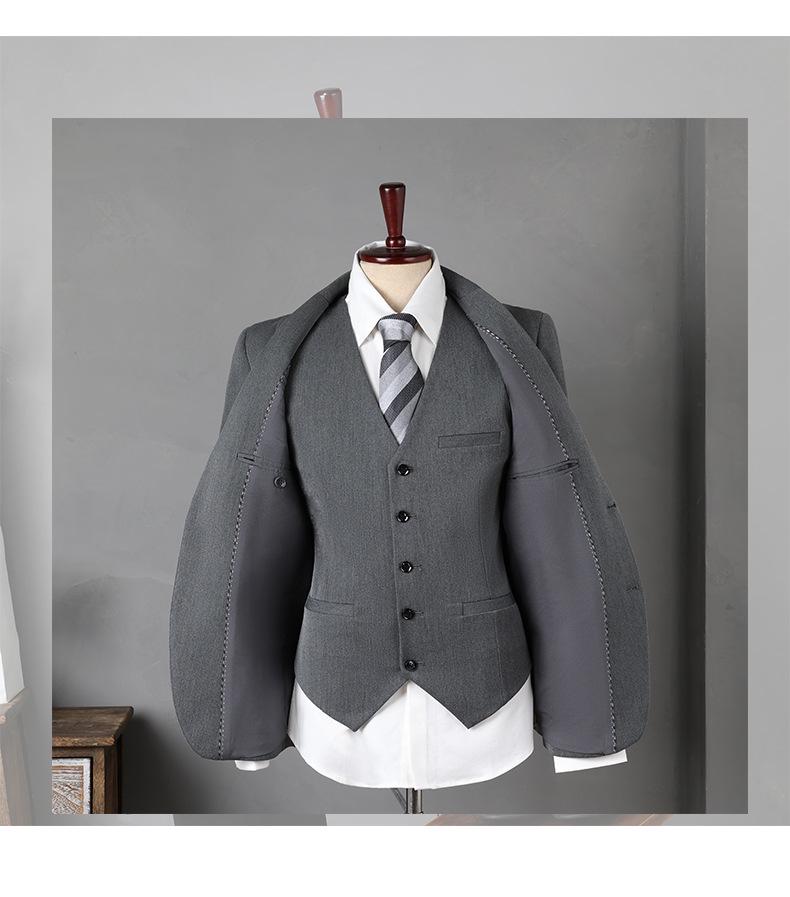 Men's Business & Formal Suit Set - Ideal for Weddings and Professional Events