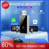 2025  Hot Carplay Wireless Adapter Android Auto 2in 1 Smart Dongle 5G WIFI For iphone Android Phone For BMW 3 Series E21 E30 E36