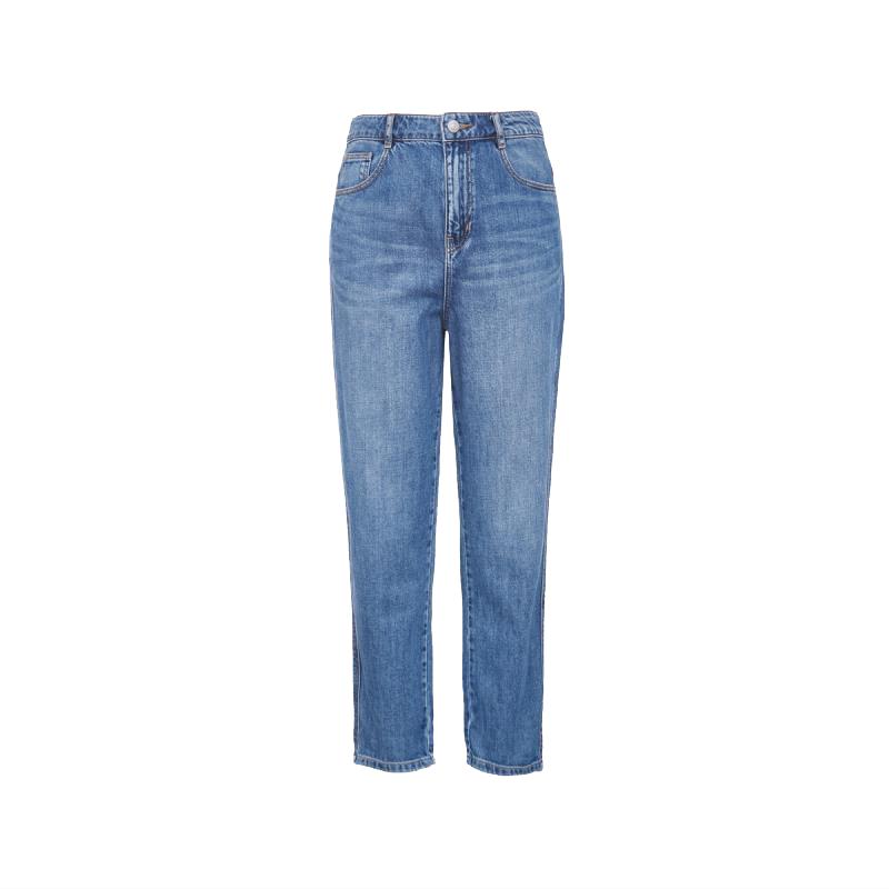 

VEROMODA Women s High-Waist Cropped Denim Jeans S