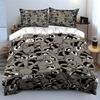 Cartoon Raccoon Cluster Scene Duvet Cover Set With 3D Printing Design Soft Polyester Bedding Set All-Season Comfort For Gifts
