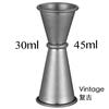 Multiple Size Stainless Steel Bar Cocktail Jigger Bar Measures Cocktail Drink Jigger  Bar Tools Bar Accessories