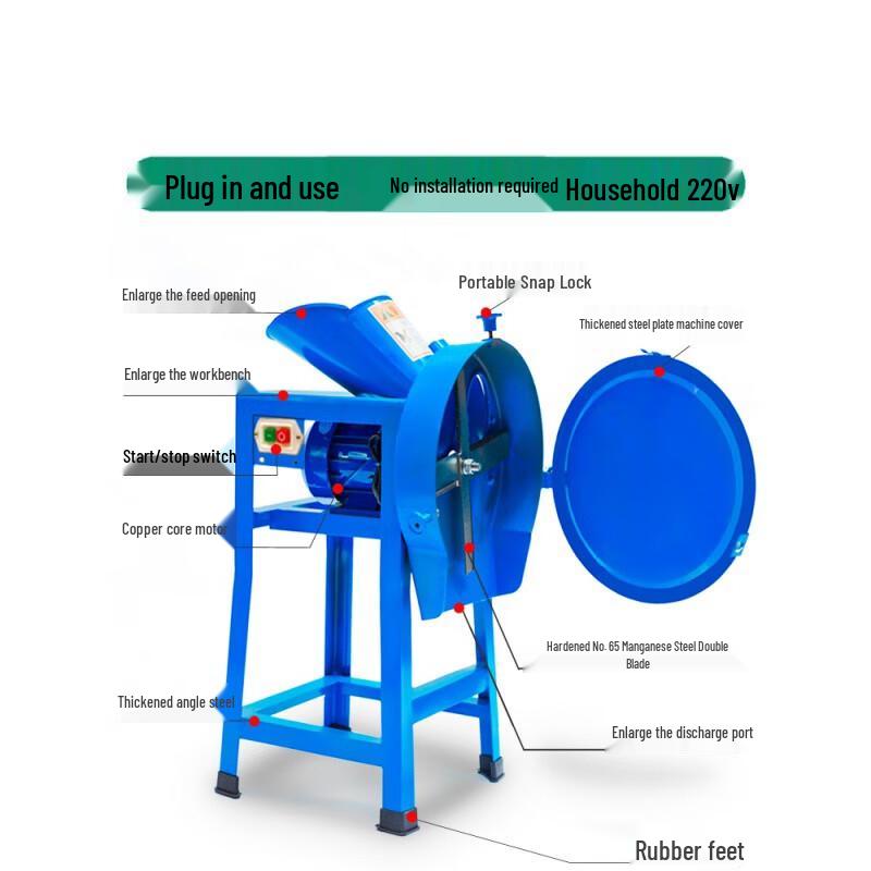 Zhanwu Electric Grass & Feed Chopper Shredder