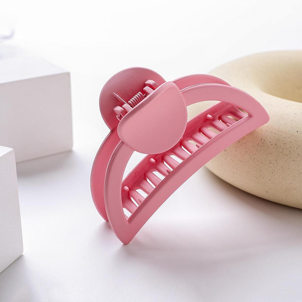 Cream Color Plate Hairpin Candy Color Hairpin Cute Plate Hairpin Shark Clip Female Headdress