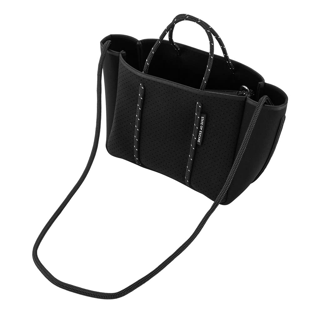 of State of Escape Petite Escape Tote Bag Petite Escape Escape Bag Escape Bag PTESCHFBLK Highlight Fleck Black Handbag Lightweight Fashion [State