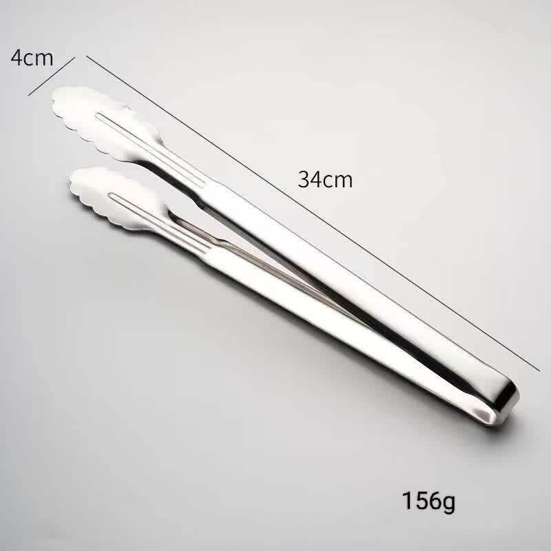 

Extra Thick 14-inch Stainless Steel Buffet Tongs