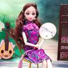 30cm Doll Accessories Unique Dress Clothes Chinese Traditional Dress Cheongsam Style 1/6 Doll Fashion Evening Dress Party Cloth