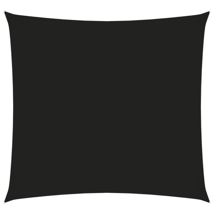 VidaXL Sun Sail Square Oxford Fabric 3x3 M Black
