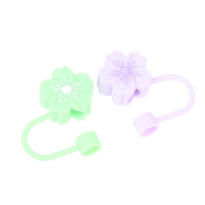 Květinové silikonové krytky na brčka pro sklenici na vodu, láhev, tvar květiny, pitné prachotěsné víčko, krytky na konce brček, příslušenství ke kelímkům pro 8mm