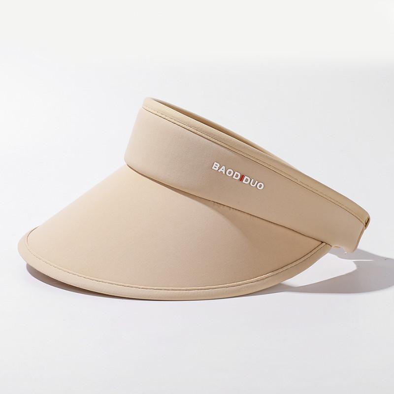 Uv Protection Ice Silk Sun Hat Summer New Simple Casual Visor Cap For Women Lightweight Breathable