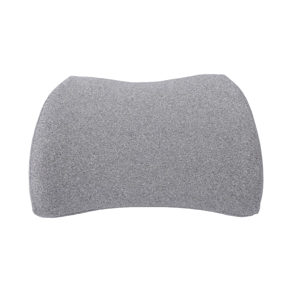 Lumbar Support Pillow Ergonomic   Lower Back Pillow for Sofa Recliner Dark Gray