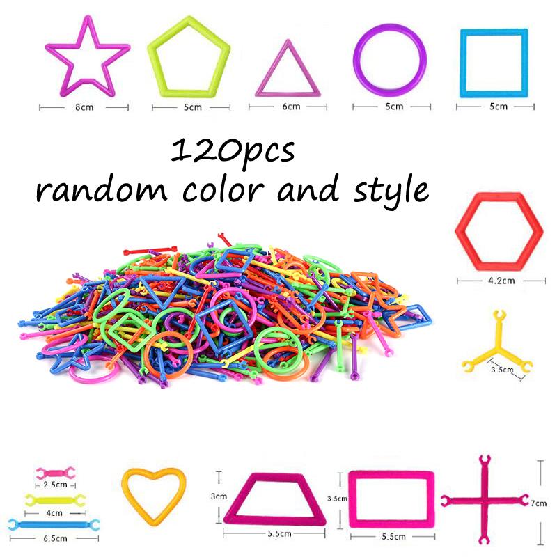 65/120/240pcs Assembled Building Blocks DIY Smart Stick Blocks Children Imagination Creativity Educational Learning Toy Gift DDJ