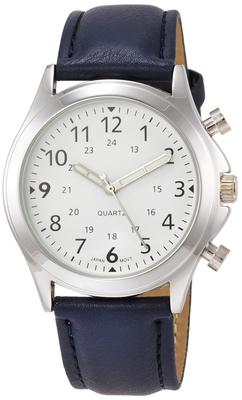 [Arias] Analog Leather Band Waterproof Men's Watch A43M01