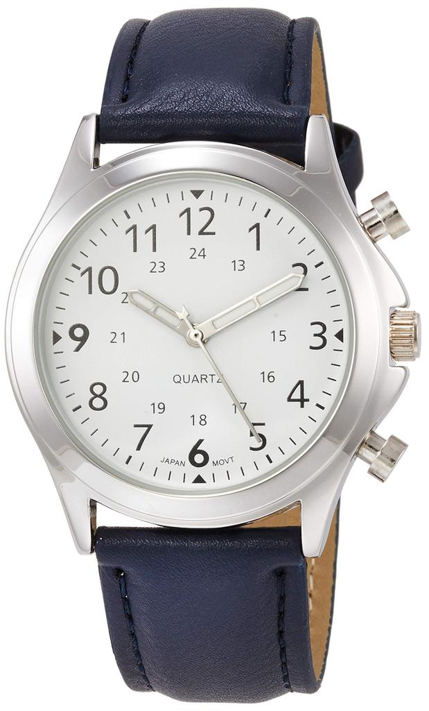 [Arias] Analog Leather Band Waterproof Men's Watch A43M01