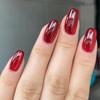 Medium Short False Nails Cat Eye Press On Nails Full Cover False Nails False Nails Tips Acrylic Nails Manicure Supplies