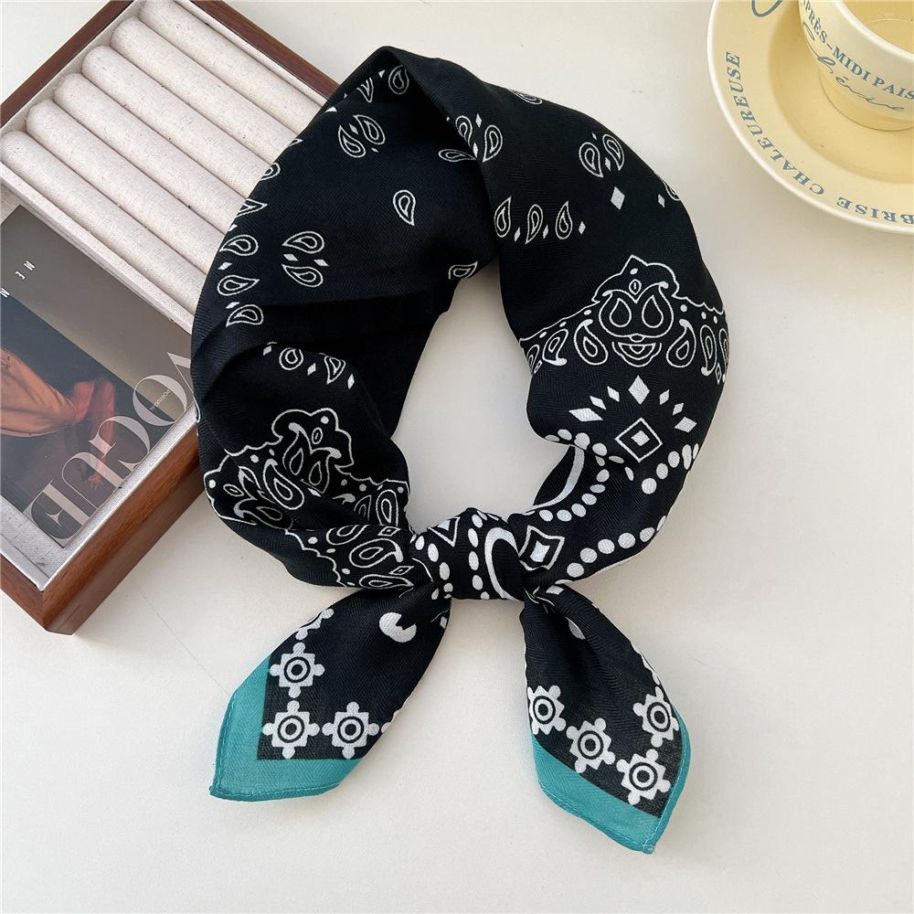 65*65cm Square Hair Scarf Cotton Bandanas Hairband Headband Hairscarf Headscarf Turban Shawl Wrap
