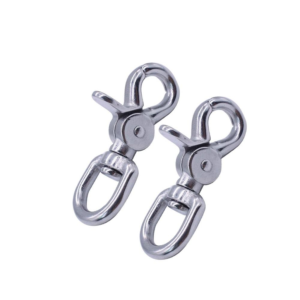 316 Stainless Steel Lobster Clasps Zinc Alloy Material Strong Durable Snap Hooks Electroplated Alloy Diving Clip Bag Parts