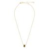 Kate Spade Embellished Design Brass Necklace Women's Gold KL3580GREENGOLD