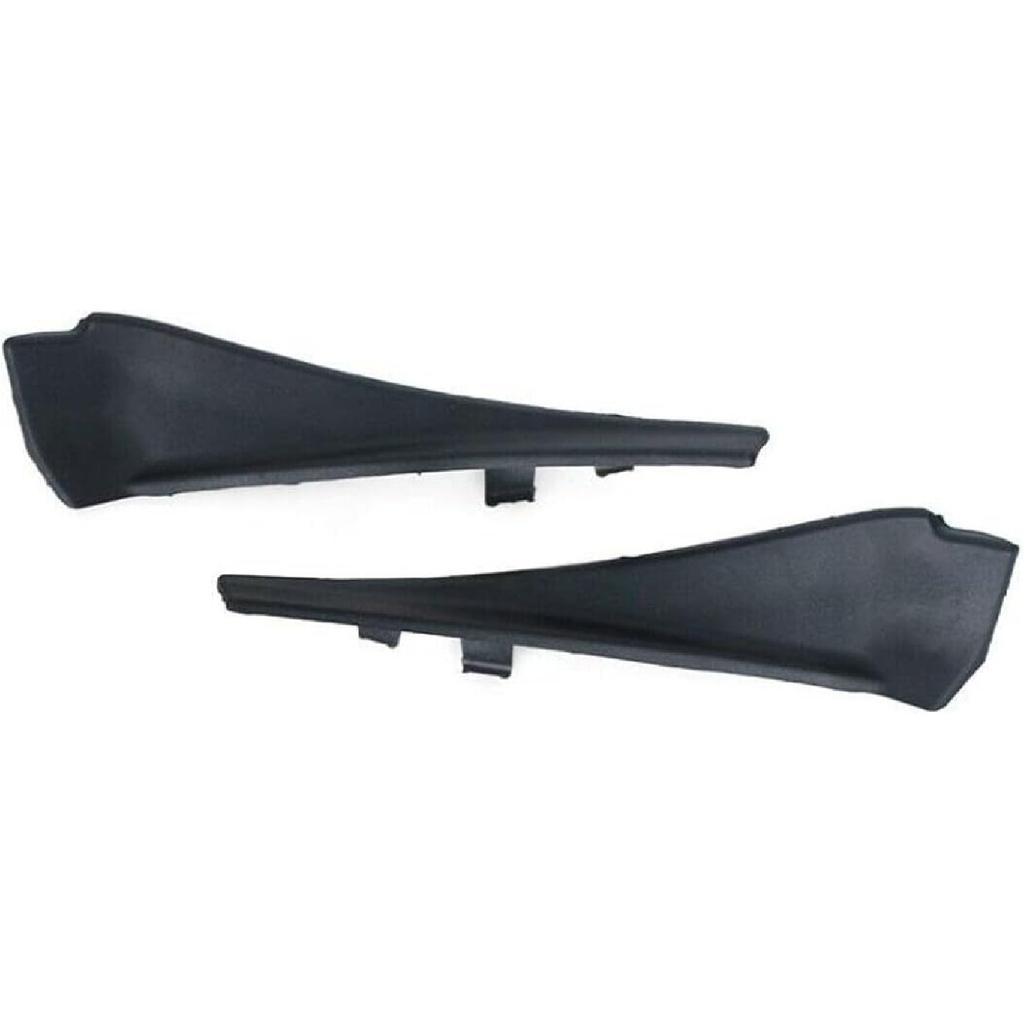 1 Pair Front Windshield Wrap Corner Trim for Nissan X-Trail Xtrail T32 Rogue 2014 2015 2016 2017 2018 2019 2020 Black