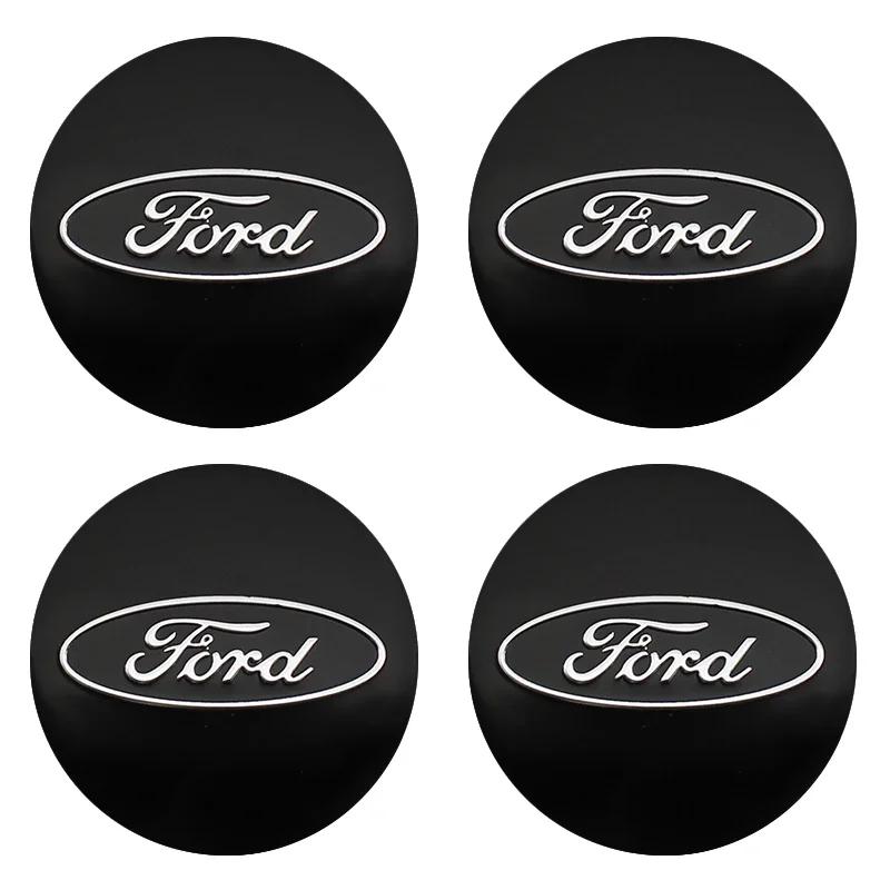 

Car Sticker Ford 4pcs 56mm 60mm Ford logo 3D car emblem Wheel Center Hub Cap auto Rim refit dust-proof badge covers sticker styl