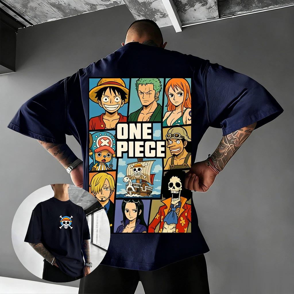 One Piece Anime T Shirt Men Women Luffy Zoro Nami Print Cotton Short Sleeve Tee 2026 Summer Y2k Streetwear Casual Graphic Tops