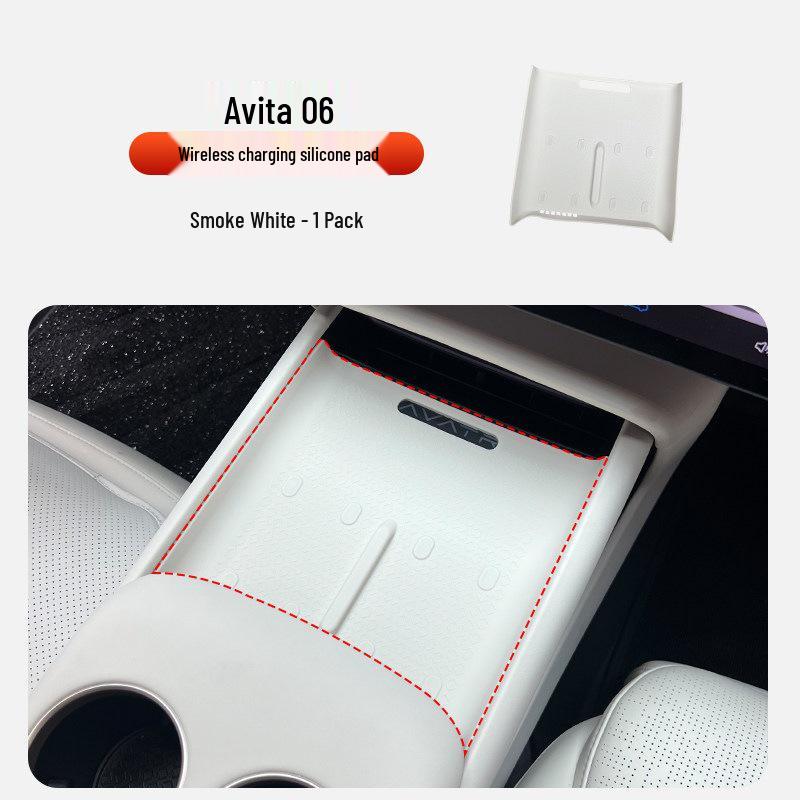 Avatr 06 Wireless Charging Pad Silicone Anti-slip Dustproof Mat - Original Car Color