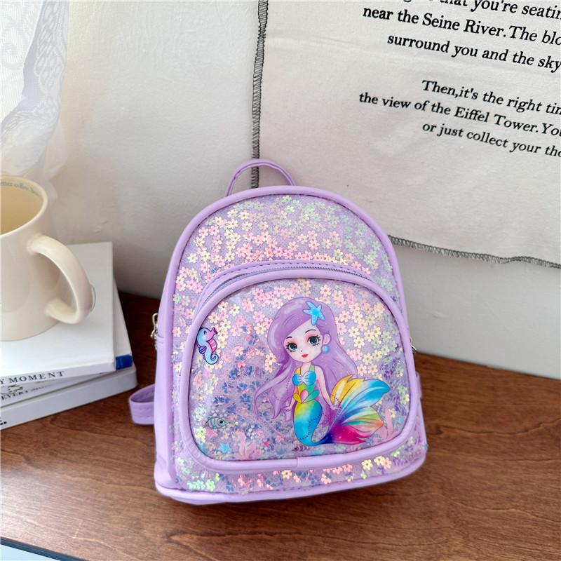 School Bag New Love Cartoon Backpack Girls Foreign Versatile Children's Bag Lightweight Spine Protection To Reduce the Burden