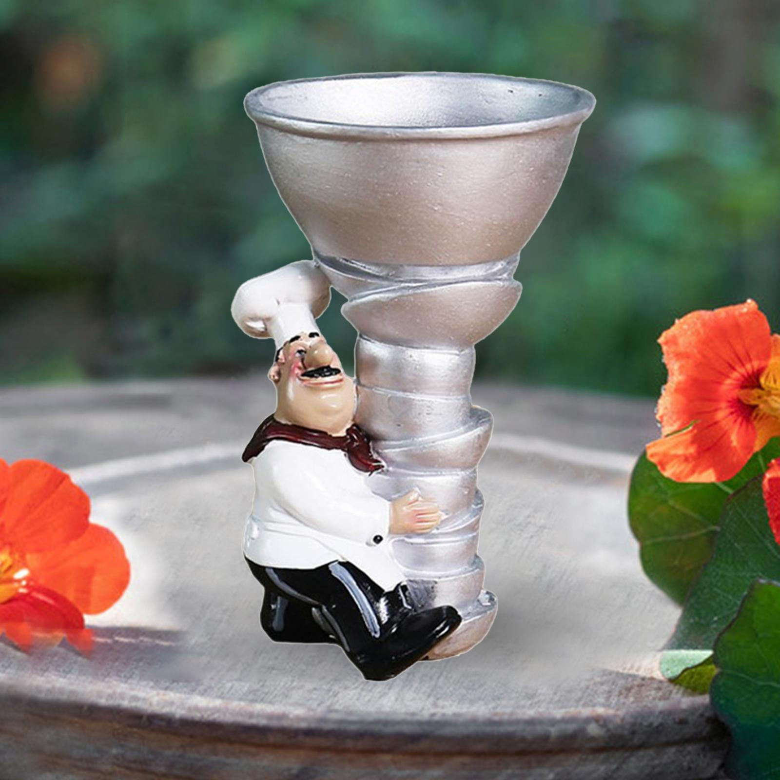 

Figurine Candle Holder Candlestick Decors Character Decorative Ornament for Counter Top Tabletop Hold the Candle left_9x15cm