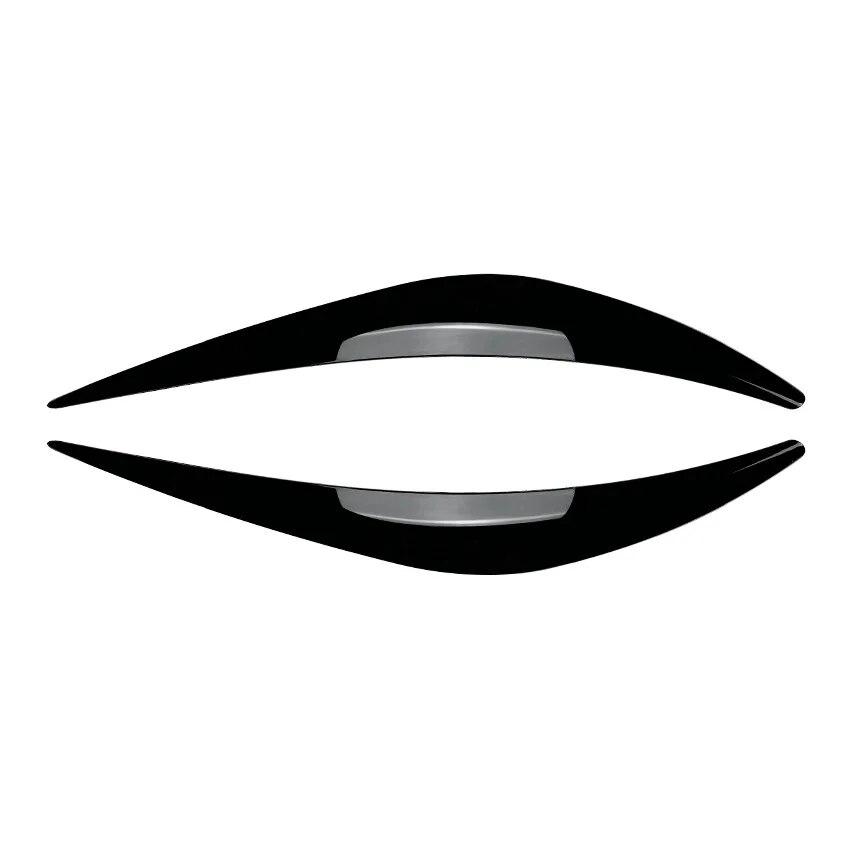 

Для Infiniti Q50 2014-автоматическая наклейка на фару, крышка для век, накладка, глянцевая черная бровь, внешние автомобильные аксессуары, комплект кузова Gloss Black