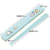 Skater Chopsticks Chopsticks Box Set Chikawa 18cm Antibacterial Adults Made in Japan ABC3AG-A