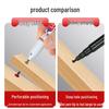 Aowa Long-Tip Deep Hole Black Marker - Oil-Based & Waterproof for Woodworking & Ceramics