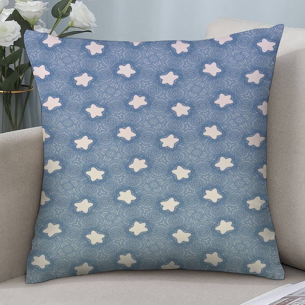 

Fashion Star Pattern Pillow Case Short plush Double-sided Print Square Throw Pillow Covers Sofa Home Cushion Decor 12x12Inch