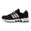 adidas Mesh Round Toe Comfortable Shock Absorbing Non-Slip Low-Top Casual Shoes Unisex Casual Shoes Black IF1647