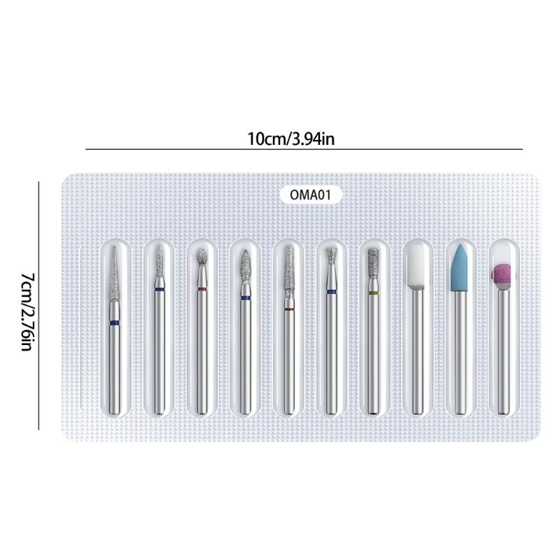 Hard Nail Drill Bits Manicure Tools Professional Grinding Salon Essential Removal Gel Acrylic Nail Drill for Home