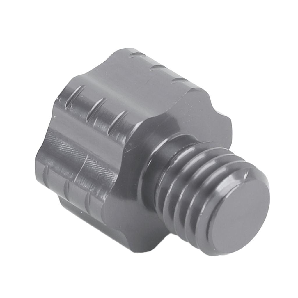 2 Pcs Motorcycle Rear View Mirror Hole Plug 10mm Reverse Thread Aluminium Alloy Mirror Hole Screws  