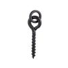 Steel Fishing Bait Screw with Link Buckle, Terminal Hardware Accessories for  -Shaped Lures, Fishing Line Connection 10 Pieces