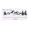 1Pc Tree Mountain Car Decor PET Sticker Waterproof Auto Decal For SUV RV Camper Offroad