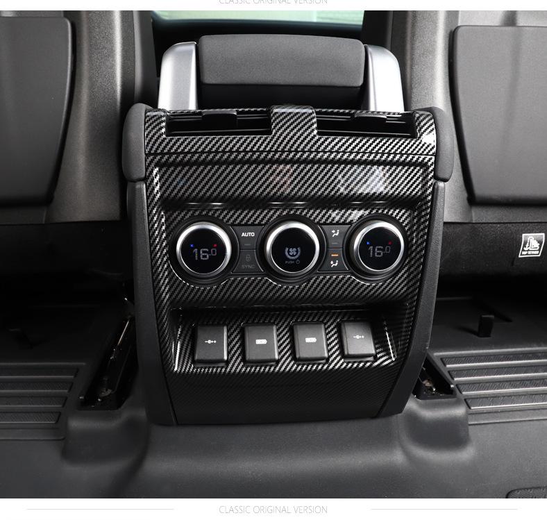 Land Rover Defender Armrest Box Rear Vent Decorative Kick Plate (Models 2020-2025)