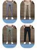 Men's Summer Slim Fit Four-Way Stretch Ice Silk Pants - Trendy Casual Straight Leg Suit Style
