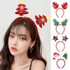 Santa Claus Xmas Hairband Antlers Reindeer Headwear Universal Hair Accessories  Masquerade
