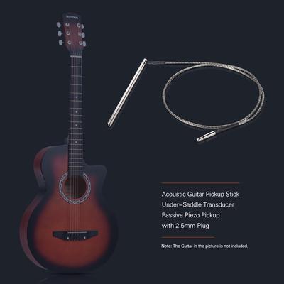 1 szt. Pickup gitarowy Stick Passive Piezo Pickup Miękki przetwornik siodłowy Pickup