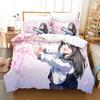 New Anime Akebi's Sailor Uniform 2_3pcs Bedding Sets Duvet Cover Set With Pillowcase Twin Full Queen King Bedclothes Bed Linen