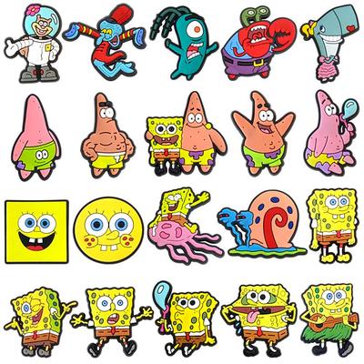 SpongeBob Croc-Anhänger: 20 DIY Weichgummi-Schuhaccessoires & PVC-Schnallenverzierungen