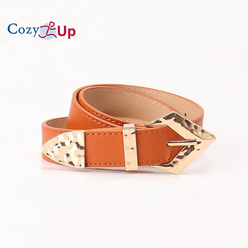 

Женские кожаные ремни для джинсов и брюк, модный женский черный ремень с золотой пряжкой 104x2.8cm дубильная кора