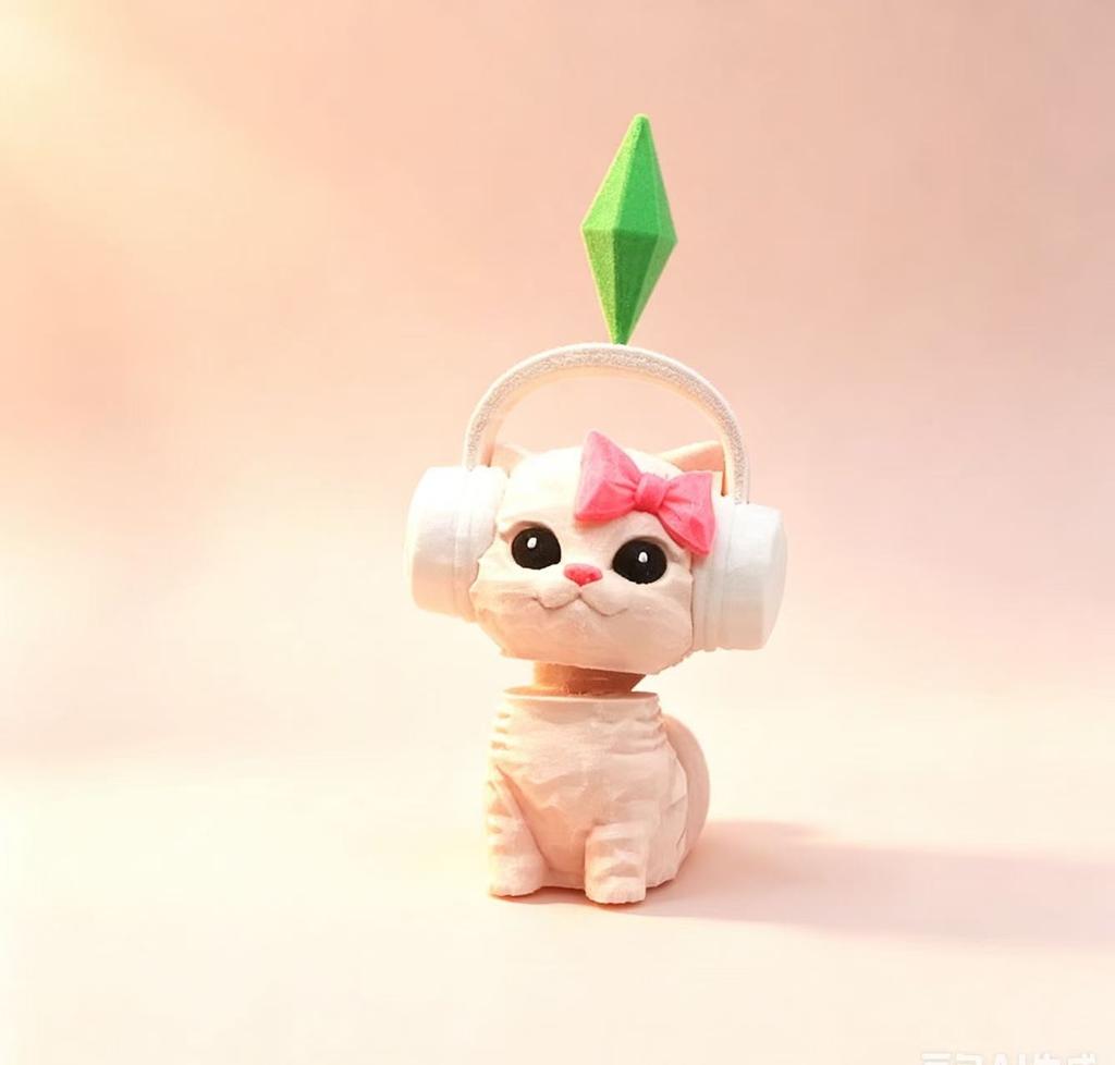 Home Decoration Figure The Sims Plumbob Dancing Cat Sims Cat Dancing Cat Car Decoration Needoh Dolls For Foliage Home Decor Item