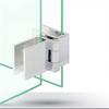 Zinc Alloy Glass Door Hinge No Drilling Required Sturdy Structure Perfect For Cabinet Showcase Wine Rack Glass Doors