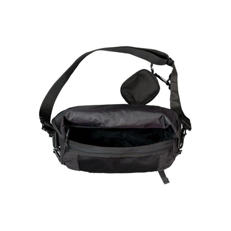 New Balance Fabric Shoulder Bag, Crossbody Bag Regular Unisex Black New Balance LAB41402-BK