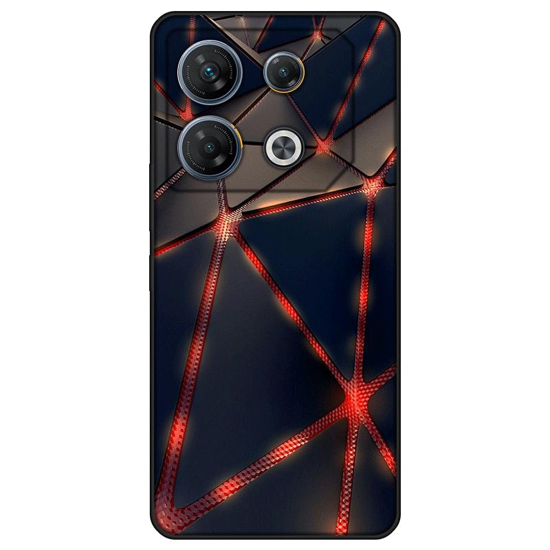Für Infinix GT 10 Pro Gehäuse TPU lackierte Rückseite Infinix GT 10 Pro weiche Silikonhülle