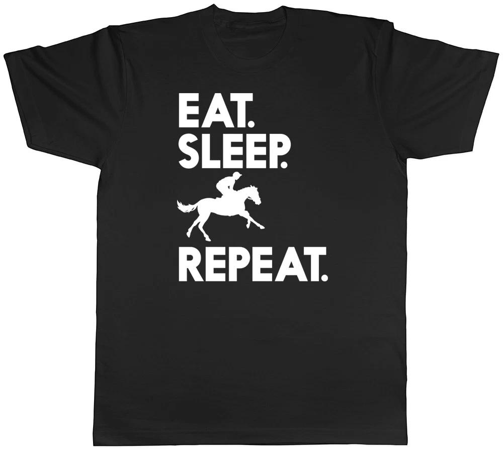 Eat Sleep Ride Repeat Mens Womens T-Shirt XXXXL