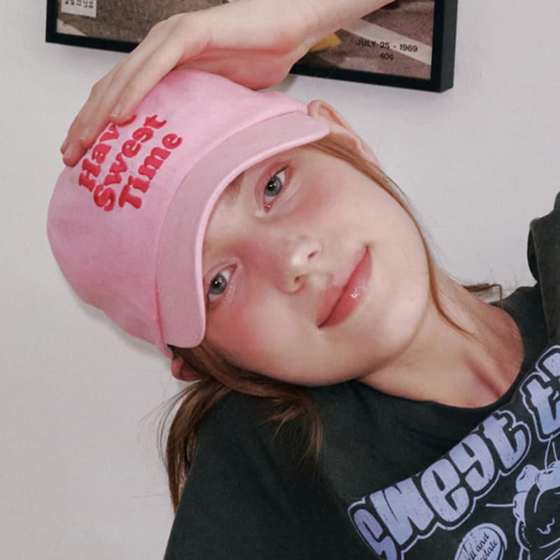 

SALTANDCHOCOLATE [HAST] Sweet Pigment Ball Cap Pink 4C2521001 Pink F