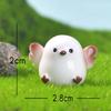 6Pcs Cute Handcrafted Tit Bird Figurine Resin Miniature Animal Ornaments For Desktop Shelf Decoration In Homes Or Office